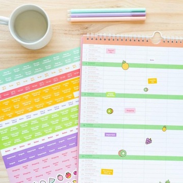 Pusheen - Настенный календарь/планировщик 2024/2025