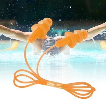 ВОДОНЕПРОНИЦАЕМЫЕ МЯГКИЕ СИЛИКОНОВЫЕ ЗАЖИМЫ ДЛЯ НОСА, ЗАГЛУШКИ ДЛЯ УШЕЙ