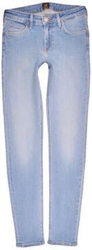 LEE spodnie REGULAR skinny BLUE jeans SCARLETT _ W27 L33