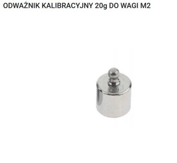 ODWAŻNIK KALIBRACYJNY 20g DO WAGI М2