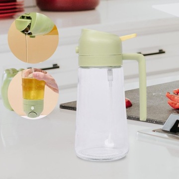 Butelki z rozpylaczem oleju o pojemności 16 uncji Narzędzia kuchenne Pusty pojemnik na olej Łatwo jasnozielony