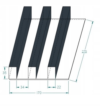 PANELE ŚCIENNE NA PŁYCIE DĄB CATANIA 12stu