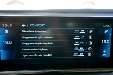 Peugeot 5008 II Crossover Facelifting 2.0 BlueHDi 177KM 2022 Peugeot 5008 GT kamera Skora adc Nawi PANORAMA bli, zdjęcie 37