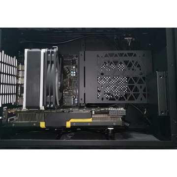 Держатель видеокарты Vc Mini Bracket, регулируемая высота для mATX ITX, черный