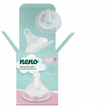 NENO ANTICOLIC СОСККА ДЛЯ БУТЫЛОЧКИ размер L 2 шт. 6 м+