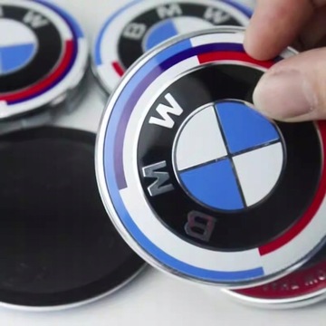 7 Логотип эмблемы BMW 50-летний юбилей Jahre 82 82 4x68 мм