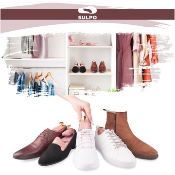 Деревянные подставки для обуви КЕДР, регулируемые, рожок для обуви, размер 37-38