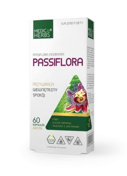 Passiflora incarnata 100% Męczennica uspokaja poprawia samopoczucie na sen