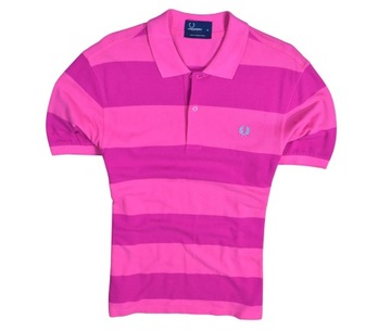 FRED PERRY Męska Koszulka Polo w Paski / M