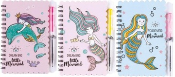 NOTES NA SPIRALI Z DŁUGOPISEM MERMAID 30K 81985