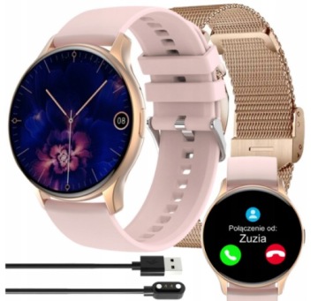 ЧАСЫ SMARTWATCH ЖЕНСКИЕ AMOLED 466x466 ЗВОНКИ PL