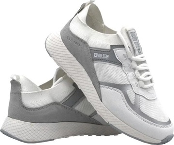 Buty Damskie Big Star Sneakersy JJ274A196 - białe 39