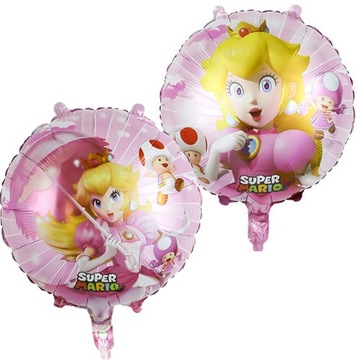 Balon foliowy SUPER MARIO KSIĘŻNICZKA PEACH 45cm