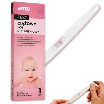 Test ciążowy hCG APTEO , strumieniowy, 1 szt.