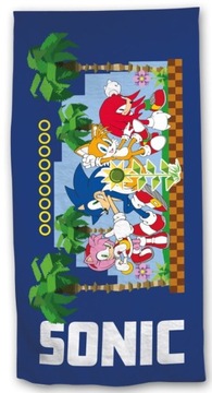 RĘCZNIK SONIC RETRO PLAŻOWY 70x140cm SZYBKOSCHNĄCY