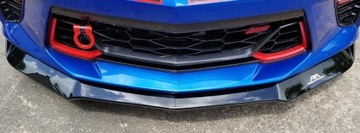 Спойлер накладка на бампер глянцевый CAMARO 2016-2021 гг.