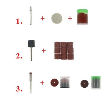 Наборы вращающихся инструментов, 105 шт., сверла по металлу с хвостовиком 2,35 мм