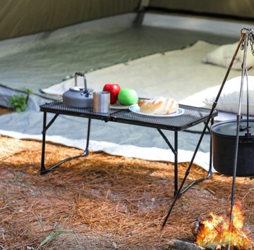 СКЛАДНОЙ ТУРИСТИЧЕСКИЙ СТОЛИК ДЛЯ КЕМПИНГА АЛЮМИНИЕВЫЙ САДОВЫЙ СТОЛИК ДЛЯ КЕМПИНГА