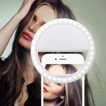 СЕЛФИ-ЛАМПА ДЛЯ ТЕЛЕФОНА, ПЛАНШЕТА, СВЕТОДИОДНОЕ КОЛЬЦО ДЛЯ ФОТОГРАФИЙ