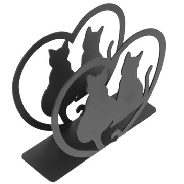 Салфетница металлическая Лепка кота Декоративная