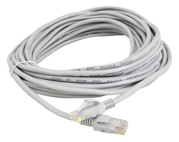 Kabel Sieciowy Lan Ethernet Skrętka Gold RJ45 10m
