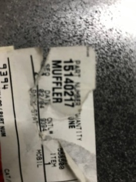 НОВЫЙ ОРИГИНАЛЬНЫЙ ГЛУШИТЕЛЬ ЗАДНИЙ ЛЕВЫЙ CORVETTE C6