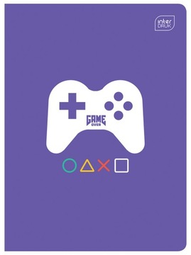 Блокнот А5 в сетку Interdruk Game 16 листов 1 шт.