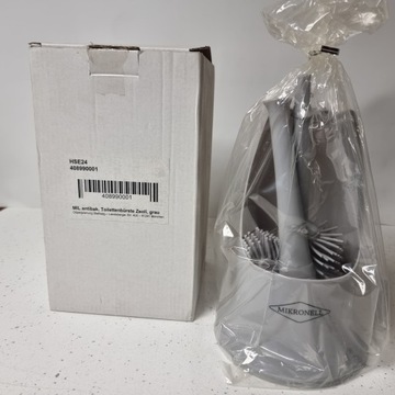 Антибактериальный силиконовый ершик для унитаза с изгибом.