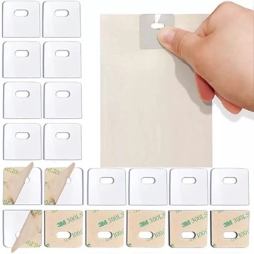 (25 Set/50 Pieces) Clear Vertical Blind Repair Tabs, Vertical Blinds tabs
