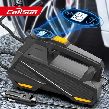 KOMPRESOR SAMOCHODOWY 12V LED LCD CARSUN C3012-1