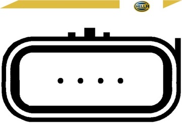 HELLA 8ET 009 142-591 VÁHA VZDUCHU HMOTA VZDUCHU