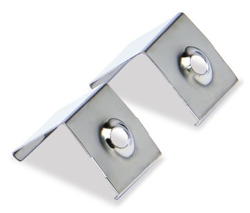 Profil LED Narożny Kątowy Do Taśmy LED CZARNY Z Kloszem i Zaślepkami 2m