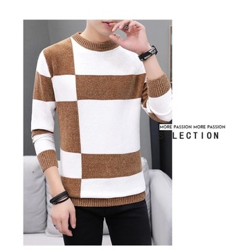 Winter Men's Knitted Sweater Autumn Winter Casual