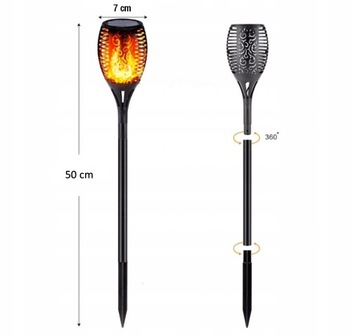 СОЛНЕЧНЫЙ ФАКЕЛ СВЕТОДИОДНАЯ ЛАМПА для сада КРАСИВАЯ