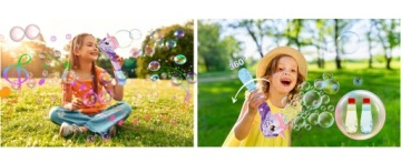 BUBBLE GUN BUBBLE MACHINE АВТОМАТИЧЕСКИЙ ЕДИНОРОГ LED МУЗЫКА 2шт.