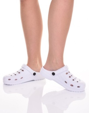 ЖЕНСКИЕ ШЛЕПАНЦЫ ИЗ МЕДИЦИНСКОЙ ПЕНЫ В ВИДЕ САБО СО СЪЕМНЫМ КАБЛУКОМ