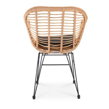 Casaria 2 плетеных кресла Bali Polyrattan