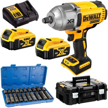 Klucz udarowy 1355Nm 1/2 DeWALT DCF900P2T +nasadki