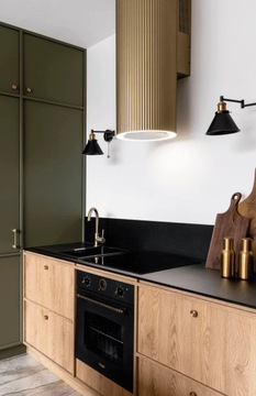 CIARKO Design Monogram Черная настенная вытяжка, управление жестами + пульт дистанционного управления