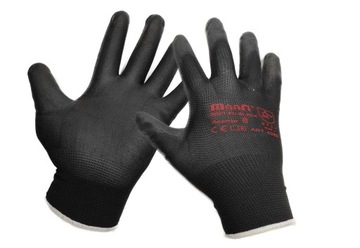 Rękawice ochronne powlekane SOFT PU robocze 8