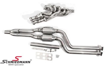 BMW E46 Schmiedmann протаранил выпускные коллекторы M54