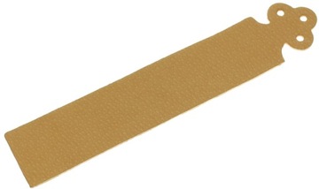 Закладка кожаная, натуральная кожа RED.