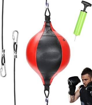PIŁKA REFLEKSOWA GRUSZKA BOKSERSKA ELASTYCZNA NA LINCE BOKS REFLEX BALL