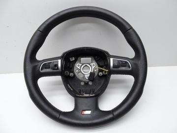 KIEROWNICA MULTIFUNKCJA SKÓRA S-LINE ŁOPATKI AUDI A3 8P A5 8T A4 B8 Q5
