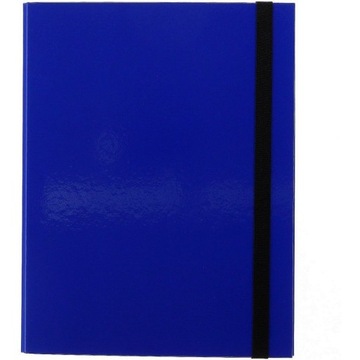 TECZKA A4 BOX CLASSIC Z GUMKĄ RINGOWA VauPe NIEBIESKA