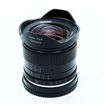 Obiektyw 7Artisans 12mm F2.8 Canon EOS-M, Wa-wa