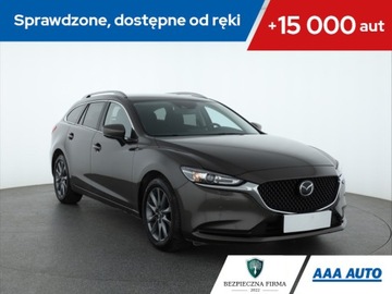 Mazda 6 III Sport Kombi Facelifting 2018 2.0 Skyactiv-G 145KM 2021 Mazda 6 2.0 Skyactiv-G, Salon Polska