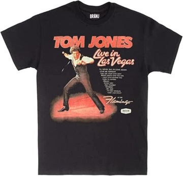 Tom Jones - Live in Las Vegas Size L Koszulka Unisex cotton T-Shirt
