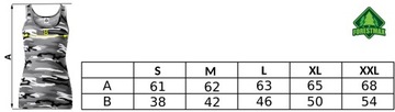 MODNY DAMSKI TOP KAMUFLAŻ URBAN CAMO MASKUJĄCA - M