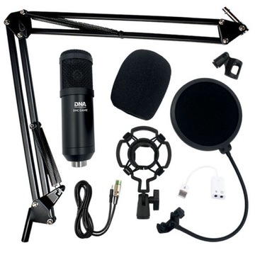 Конденсаторный USB-микрофон для компьютера, поп-подставка